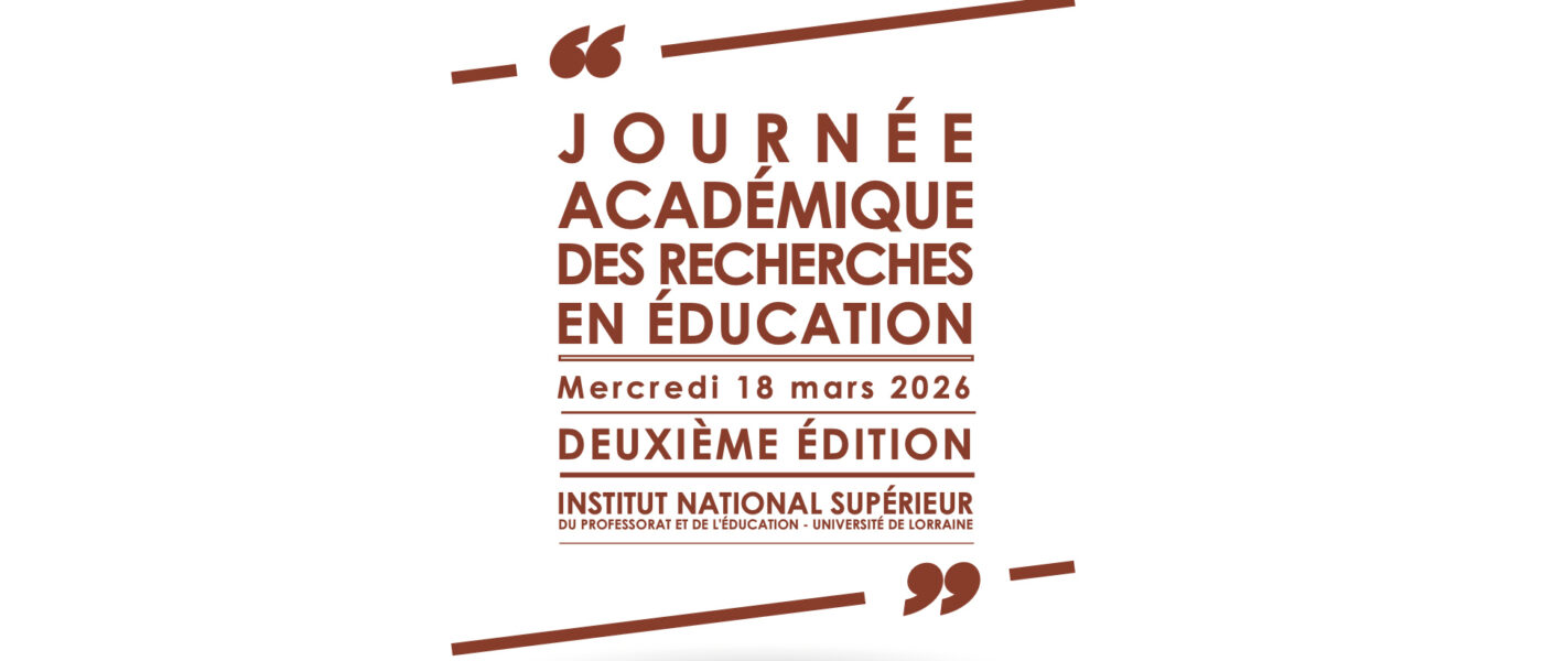 La deuxième édition de la JARE, la Journée Académique des Recherches en Éducation